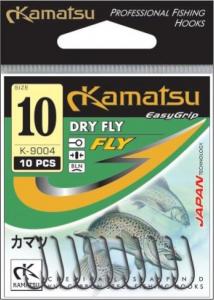 Kamatsu Haczyki Dry Fly brązowe r. 18 10szt 1