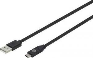 Kabel USB HP USB-A - USB-C 1 m Czarny (2UX15AA#ABB) 1