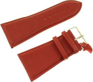 Diloy Pasek do zegarka skórzany czerwony 40 mm (302EA.40.4) 1