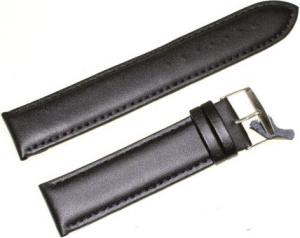 Diloy Pasek do zegarka XL skórzany czarny 22 mm (302EL.22.1) 1
