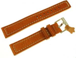 Diloy Pasek do zegarka XL skórzany brązowy 20 mm (362.20.3) 1