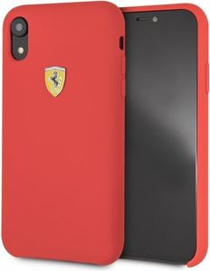 Ferrari Hardcase FESSIHCI61RE iPhone Xr czerwony/red Silicone 1