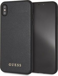 Guess Guess GUHCI65IGLBK iPhone Xs Max black /czarny hard case Iridescent 1