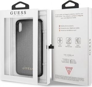 Guess Guess GUHCI65IGLBK iPhone Xs Max black /czarny hard case Iridescent 5