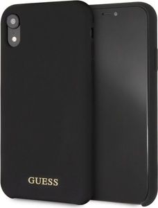 Guess Guess GUHCI61LSGLBK iPhone Xr black /czarny hard case Silicone 1