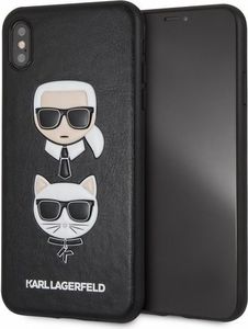 Karl Lagerfeld Karl Lagerfeld KLHCI65KICKC iPhone Xs Max hardcase czarny/black Karl & Choupette 1