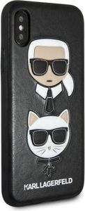 Karl Lagerfeld Karl Lagerfeld KLHCI65KICKC iPhone Xs Max hardcase czarny/black Karl & Choupette 3