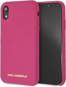 Karl Lagerfeld Karl Lagerfeld KLHCI61SLROG iPhone Xr hardcase różowy/fushia Silicone 1