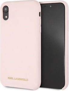 Karl Lagerfeld Karl Lagerfeld KLHCI61SLLPG iPhone Xr hardcase jasnoróżowy/light pink Silicone 1