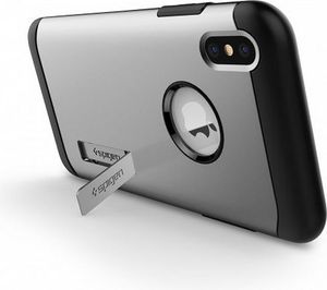 Spigen Nakładka Slim Armor iPhone Xs Max srebrna 6