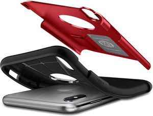 Spigen Nakładka Slim Armor do Apple iPhone XS Max czerwona 3