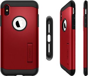 Spigen Nakładka Slim Armor do Apple iPhone XS Max czerwona 5
