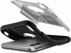 Spigen Nakładka Slim Armor iPhone XR srebrna 8
