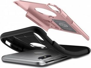 Spigen Nakładka Slim Armor iPhone XR różowe złoto 5
