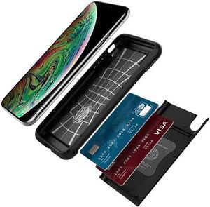 Spigen Nakładka Slim Armor CS do Apple iPhone XS Max czarna 2