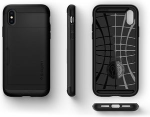 Spigen Nakładka Slim Armor CS do Apple iPhone XS Max czarna 6
