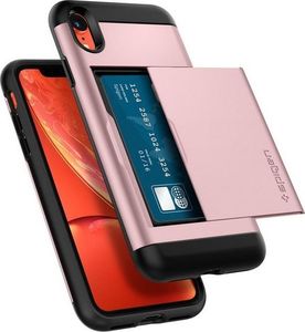 Spigen Nakładka Slim Armor CS do Apple iPhone XR różowe złoto 7