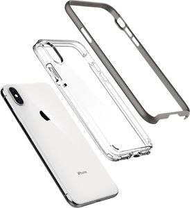 Spigen Nakładka Neo Hybrid Crystal do Apple iPhone Xs Max szaro-przezroczyste 6