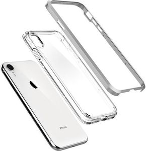 Spigen Nakładka Neo Hybrid Crystal do Apple iPhone XR srebrno-przezroczyste 2