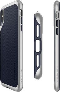 Spigen Nakładka Neo Hybrid iPhone XS Max granatowo-srebrna 6