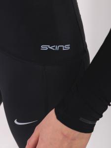Skins top DNAmic Thermal z długim rękawem czarno-szary r. M 7