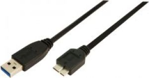 Kabel USB LogiLink USB-A - micro-B 3 m Czarny (CU0028) 1