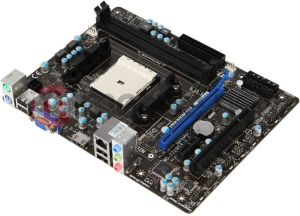 Płyta główna MSI FM2-A55M-E33 AMD A55 Socket FM2 (PCX/VGA/DZW/GLAN/SATA/RAID/DDR3) mATX - (FM2-A55M-E33) 2