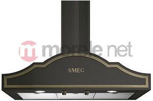 Okap Smeg CORTINA 90cm GRAFIT/MOSIĄDZ - S-KC90AO 1
