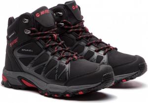 Buty trekkingowe męskie Hi-Tec Buty męskie Sakura Mid Wp Black/High Risk Red r. 42 4