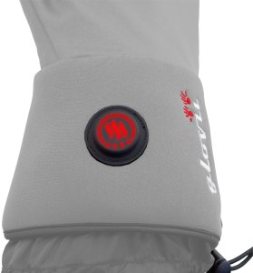 Glovii Ogrzewane rękawice uniwersalne jasnoszare r. L-XL 5