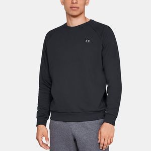 Under Armour Bluza męska Rival Fleece Crew czarna r. S (1320738-001) 1