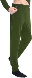 Glovii Spodnie męskie ogrzewane zielone r. S (GP1C) 1