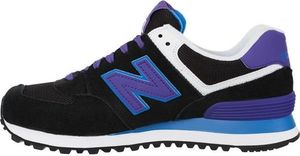 New Balance Buty damskie WL574MOX czarno-fioletowe r. 37 5