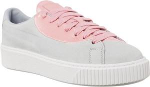 Puma Buty damskie Basket Platform Valentine Grey Dawn biało-różowe r. 36 1