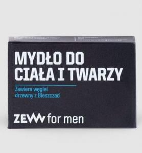 Zew for Men Mydło do ciała i twarzy zawiera węgiel drzewny z Bieszczad 85ml 1