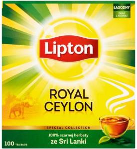 Lipton herbata czarna Royal Ceylon 100 torebek 1
