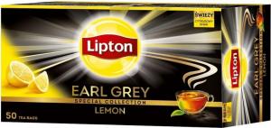 Lipton Earl Grey Lemon herbata czarna Cytryna 50 torebek 1