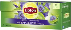 Lipton Green Tea herbata zielona Earl Grey 25 torebek 1