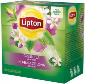 Lipton Green Tea herbata zielona Jaśmin 20 piramidek 1
