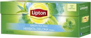 Lipton Green Tea herbata zielona Mięta 25 torebek 1