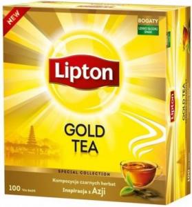 Lipton Kompozycja czarnych herbat Gold Tea 100 torebek 1