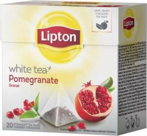 Lipton White Tea herbata biała Granat 20 piramidek 1
