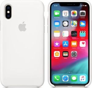 Apple Apple iPhone XS Silicone Case biały 1