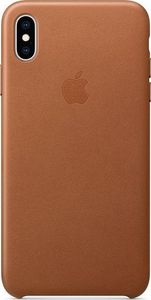 Apple iPhone XS Max Leather Case naturalny brąz 1