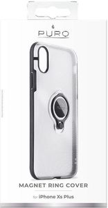 Puro Puro Magnet Ring Cover do iPhone XS Max przezroczysty 4