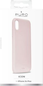 Puro Etui Icon Cover iPhone XS Max różowe 4