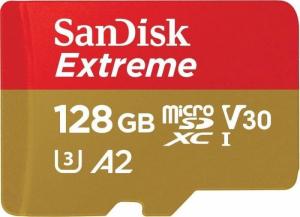 Karta SanDisk Extreme MicroSDXC 128 GB Class 10 UHS-I/U3 A2 V30 (SDSQXA1-128G-GN6AA) 1