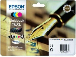 Tusz Epson zestaw tuszy T1636 XL (C13T16364010) Multi Pack (CMYK) 1