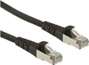 Roline ROLINE - Patch- Cable - RJ- 45 (M) to RJ- 45 (M) - 10 m - SFTP - CAT 6a - black (21.15.2857) 1