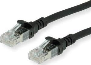 Roline ROLINE - Patch- Cable - RJ- 45 (M) to RJ- 45 (M) - 30 cm - SFTP - CAT 6a - black (21.15.2975) 1